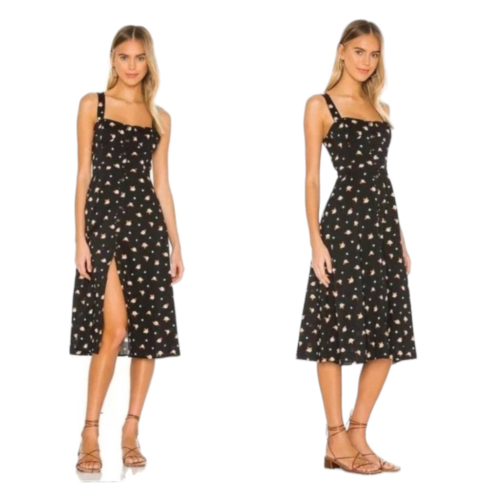 NWT WEWOREWHAT Harper Dress in Black Size medium